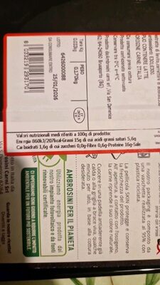 Hamburger di bufalo Ambrosini