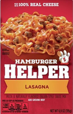 Hamburger helper lasagna