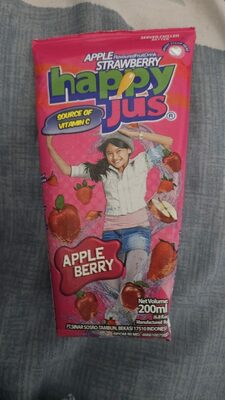 happy jus (apple strawberry)
