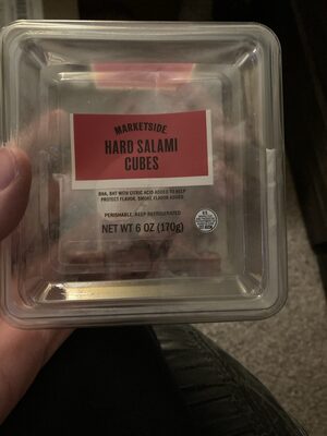 Hard Salami Cubes
