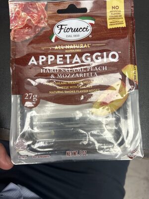 Hard Salami, Peach & Mozzarella