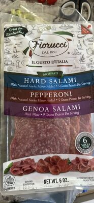 Hard Salami, Pepperoni, Genoa Salami