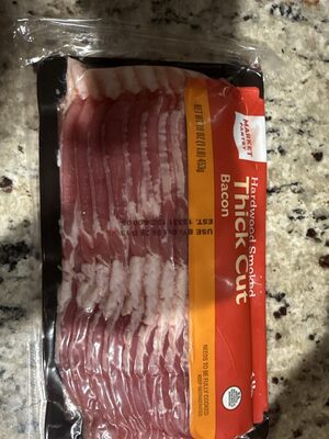 Hardwood Smoked Thick, Cut Bacon