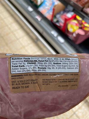 Hardwood Smoked Uncured Ham