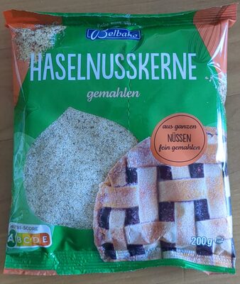 Haselnüsse gemahlen