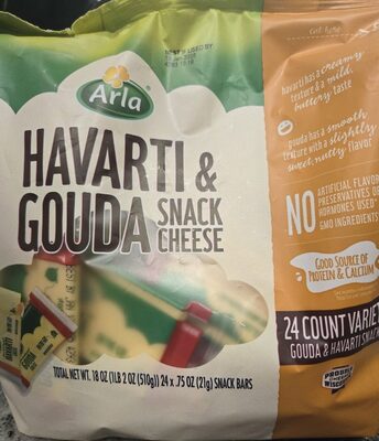 Havarti and Gouda snack cheese