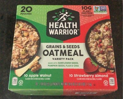 Health warrior grains and seeds oatmeal