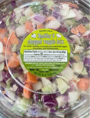 Healthy 8 Chopped Veggie Mix