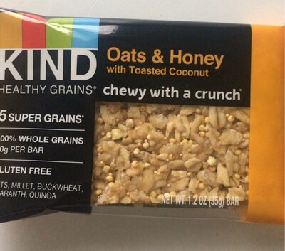 Healthy Grains Bar Oats & Honey With Toasted Coconut