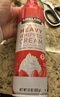 Heavy whipped cream