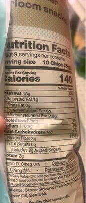 Heirloom Corn Dippers, Sea Salt