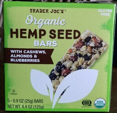 Hemp seed bars