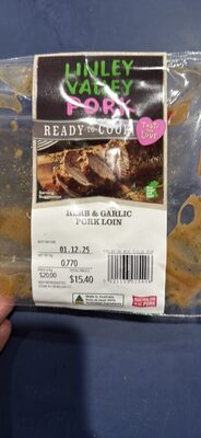 HERB & GARLIC PORK LOIN