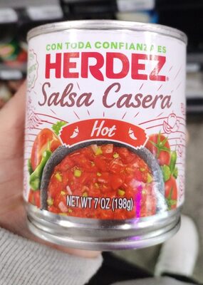 Herdez, salsa casera, hot