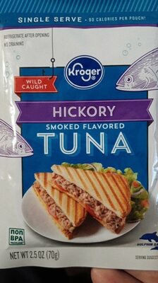 Hickory smoked flavored tuna