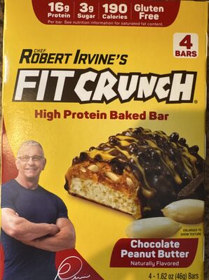 High Protein Baked Bar, Chocolate Peanut Butter