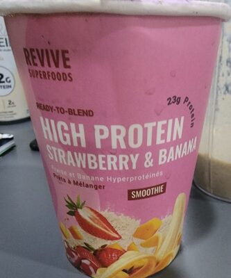 High Protein Strawberry & Banana