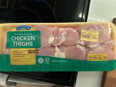 Hill Country Fare Boneless Skinless Chicken Thigh