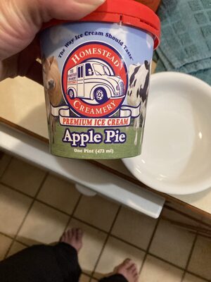 Homestead Creamery Apple Pie Ice Cream