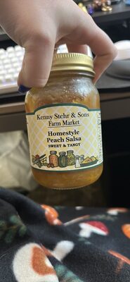 Homestyle Peach Salsa