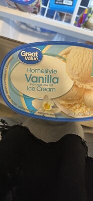 Homestyle Vanilla Flavored Low Fat Ice Cream