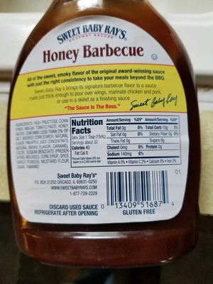 Honey barbecue wing sauce