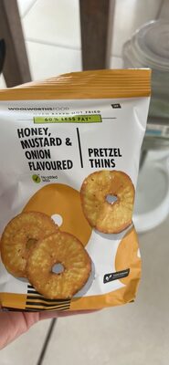 Honey, Mustard & Onion Flavoured Pretzel Thins