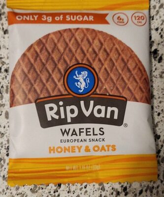 Honey & Oats Wafels Only 3g of Sugar