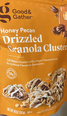 Honey Pecan Drizzled Granola Clusters