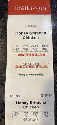 Honey Sriracha Chicken