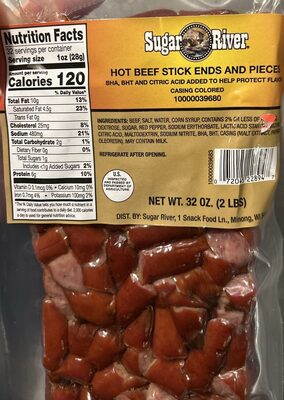 Hot Beef Stick Ends And Pieces