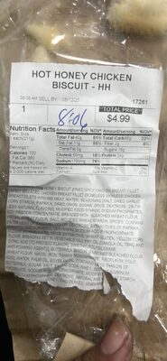 HOT HONEY CHICKEN BISCUIT - HH