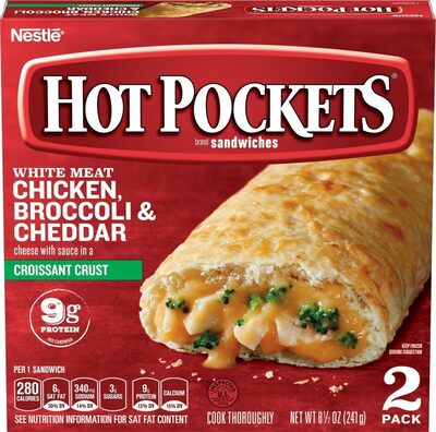 Hot pockets sandwiches white meat chicken
