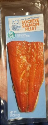Hot Smoked Sockeye Salmon Fillet