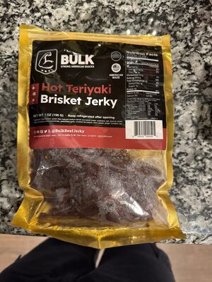 Hot Teriyaki Brisket Jerky