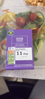 HOUSE SALAD WITH A SALAD CREAM DRESSING