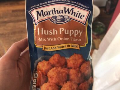 Hush puppy mix with onion flavor