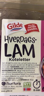 Hverdagslam Koteletter