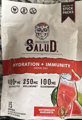 Hydration + Immunity Drink Mix Watermelon Margarita
