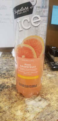 Ice sparkling water beverage