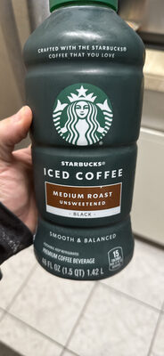Iced Coffee Medium Roast Unsweetened Black