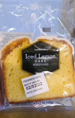 Iced lemon cake