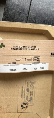 Ierse Dunne Lende Contrefilet Irlandais