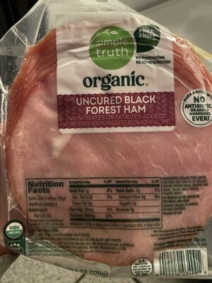 Incured blackforest ham