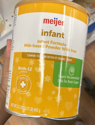 Infant Infant Formula Milk-based Powder With Iron