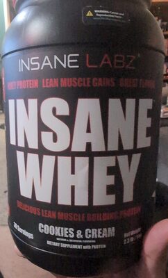 Insane Whey Cookies And Cream