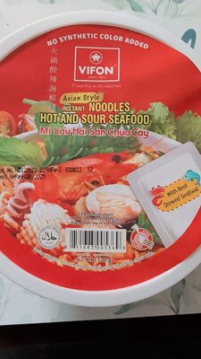 Instant Noodles Hot And Sour Seafood