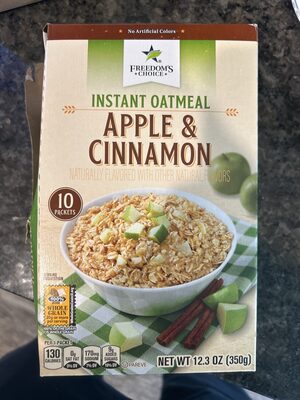 Instant Oatmeal Apple Cinnamon