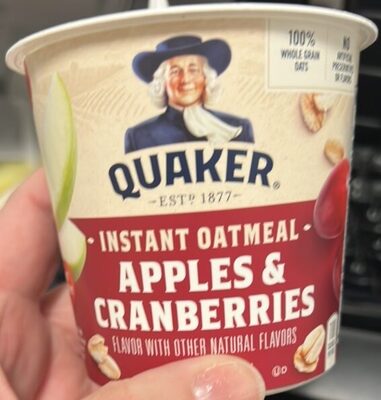 Instant Oatmeal Apples & Cranberries