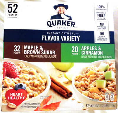 Instant Oatmeal Flavor Variety